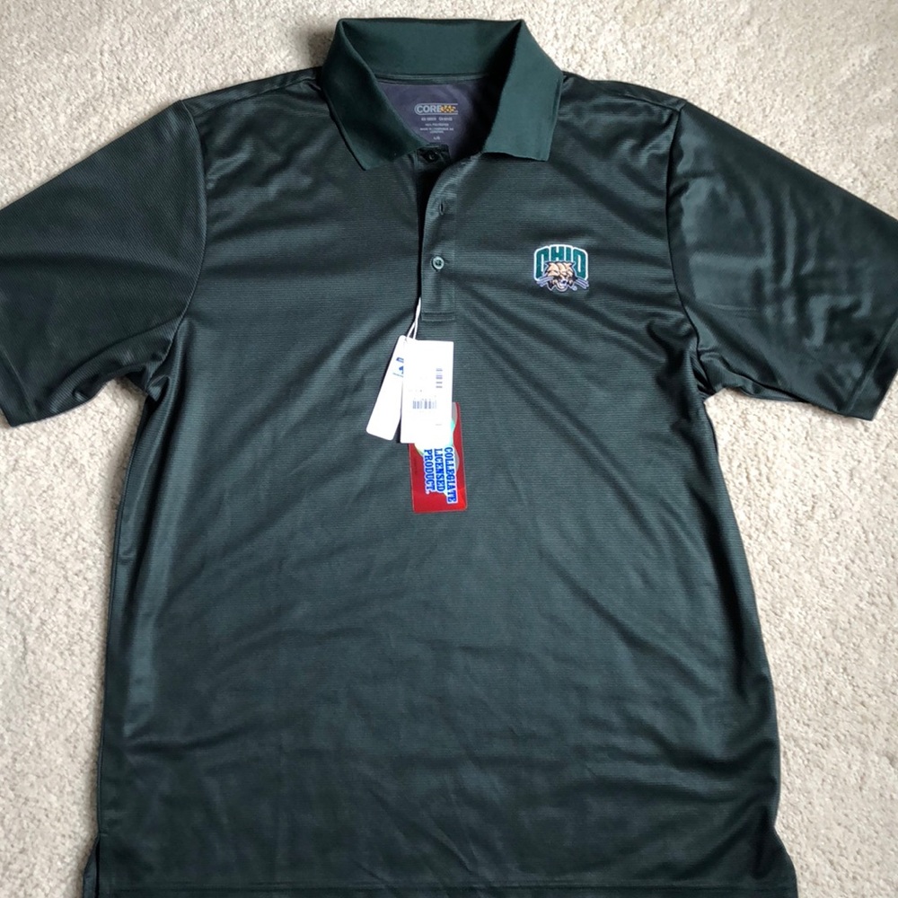 Ohio Bobcat Men’s short sleeve polo